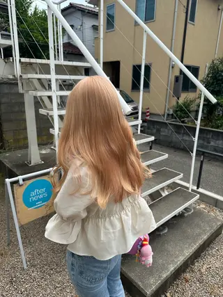 ロング 🧸ミルクティー /ブリーチ🫧あずみのヘアスタイル