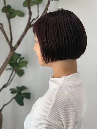 ショート 明石 歩樹のヘアスタイル