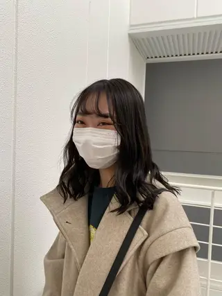 ミディアム カラー 大人かわいい×艶髪 🤍塩川のヘアスタイル