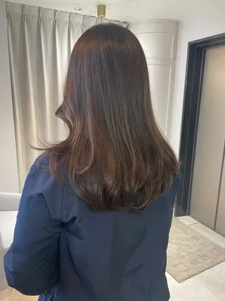 セミロング カラー HARUKA韓国ヘア /Luana梅田のヘアスタイル
