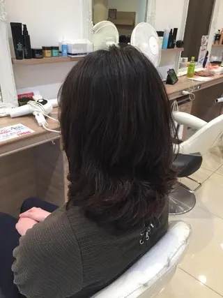 ミディアム パーマ パーマ美容師✂︎ RYUのヘアスタイル
