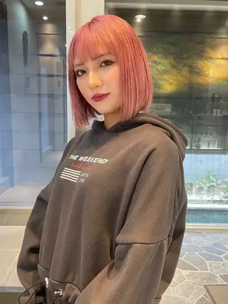 ショート カラー 🌈高田大夢似合わせ 透明感カラー🌈のヘアスタイル