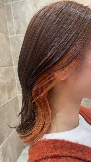 セミロング 松田 唯叶のヘアスタイル