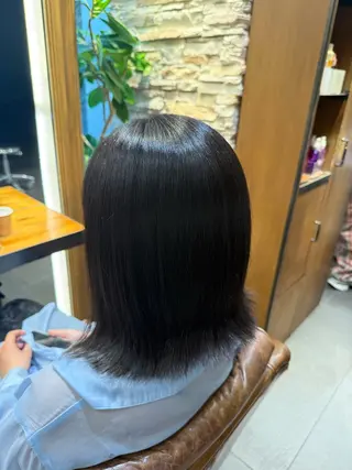 ミディアム 白石 漣のヘアスタイル
