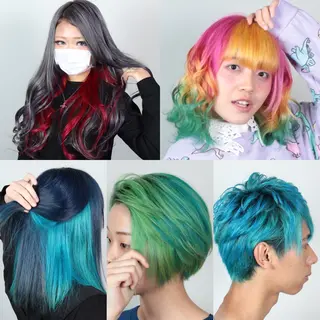 カラー ヘアアレンジ メンズ 秋葉 洸平のヘアスタイル