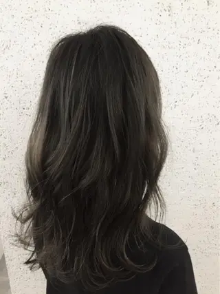 セミロング カラー パーマ ヘアアレンジ ✨ハイクオリティ✨ 山本香也のヘアスタイル