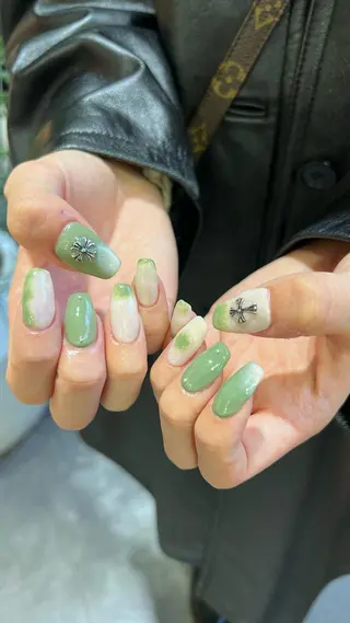 ネイル 韓国🩶Y2Kネイル 💫くれはのネイルデザイン