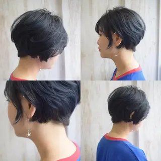 ショート カラー ハイトーンカラー RYUのヘアスタイル