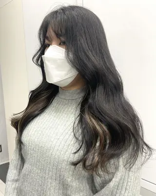 ロング 韓国レイヤー/ヘア カラー🎀ayamiのヘアスタイル