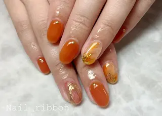 ネイル ネイルリボン 石田のネイルデザイン