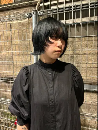 ショート カラー メンズ/特殊ヘア パーマ🕷️小夏貴也のヘアスタイル