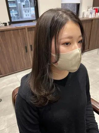 ロング カラー 似合わせ/レイヤー/ ボブ/西島 絢香のヘアスタイル