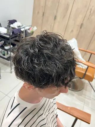 メンズ レディースショート/ メンズパーマ/足立のヘアスタイル