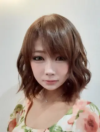 ミディアム 金城 和将のヘアスタイル