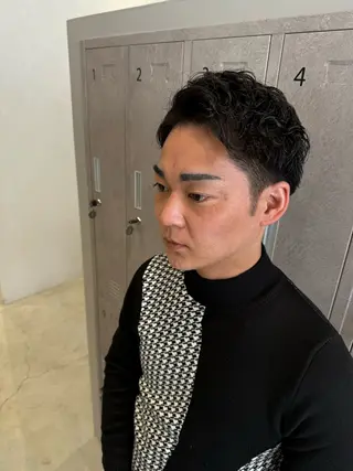 ショート メンズ 保坂 瞭のヘアスタイル
