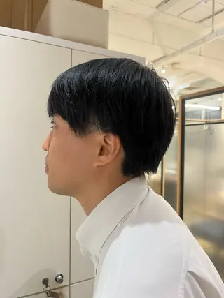 ショート あらいしほ✩.*˚ メンズカットのヘアスタイル