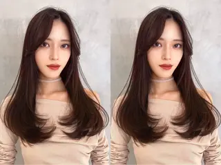ロング カラー 韓国レイヤー/ボブ 髪質改善/TAKAのヘアスタイル