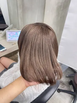 カラー haruna🤍 中韓mix✨のヘアスタイル