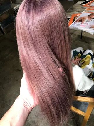 ロング ハイトーン/レイヤー /ケアブリーチ石川治のヘアスタイル