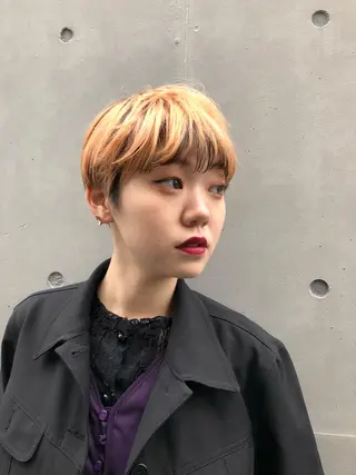 ショート カラー 🎨ショートの神様 /神評価🎨原田公祐のヘアスタイル