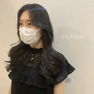 ロング 現地韓国ヘア🇰🇷 Chisaki치사키のヘアスタイル