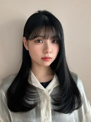 セミロング カラー 髙木美緒🌿 レイヤー/アレンジのヘアスタイル