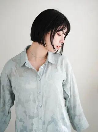 ショート ☁️透明感カラー☁️ エリカワ ノア☁️のヘアスタイル