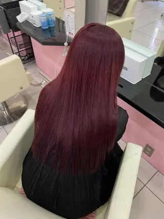 セミロング シーズン エクステ/大阪梅田駅のヘアスタイル