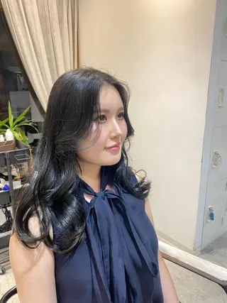 セミロング カラー サンクチュアリ千里山店所属・美容室 sanctuaryのヘアスタイル