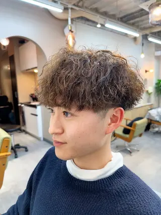 メンズ ボブ/ 前川友哉のヘアスタイル