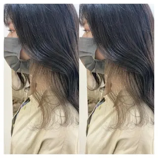 セミロング カラー 村山 茉衣のヘアスタイル