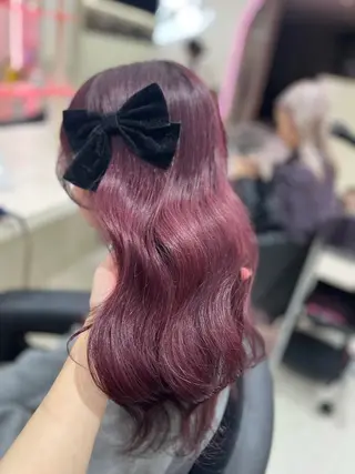 カラー ベージュ・ラベンダー カラー🎀りりのヘアスタイル