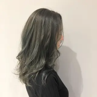 ロング カラー ヘアアレンジ 吉野 優子のマツエク・マツパデザイン