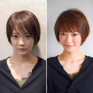 ショート カラー ヘアアレンジ ショートの神✨AFL OAT 井上康平のヘアスタイル