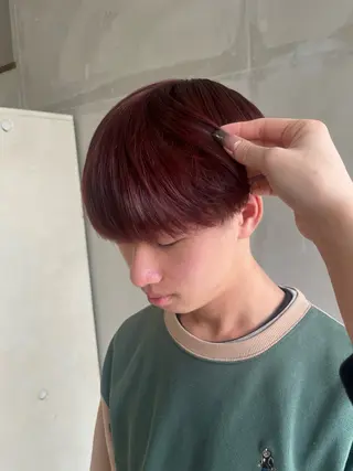 カラー メンズ La fith hair lily加古川店所属・原満里奈‎/東加古川 /透け感カラー🫧‪のヘアスタイル