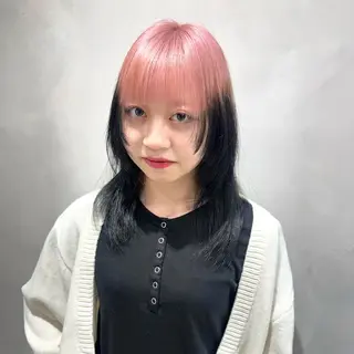 カラー デザインカラー/パー マ🦖外岡咲希🦖のヘアスタイル