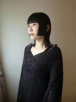 ミディアム カラー 229所属・maki @pullnocのヘアスタイル