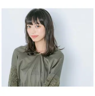 セミロング カラー claude monet  H2o AVEDA所属・丸の内美容師🌿 兒玉　直のヘアスタイル