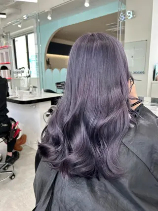 ロング カラー エフェクトブリーチ／ レイヤーカット／翔のヘアスタイル