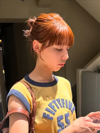 ショート カラー mei｜顔まわり ×透明感カラーのヘアスタイル