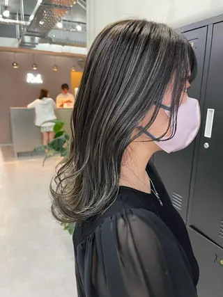 ロング カラー Reb_keiji 👑小倉圭司のヘアスタイル