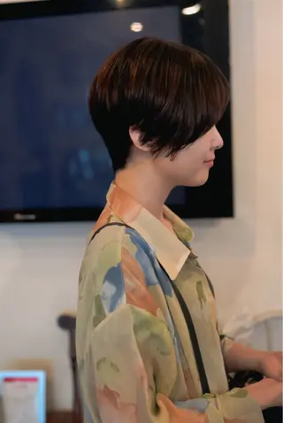 ショート カラー 千葉 慎也のヘアスタイル