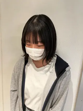 ミディアム ヘアアレンジ 坂尻 嘉珠也のヘアスタイル
