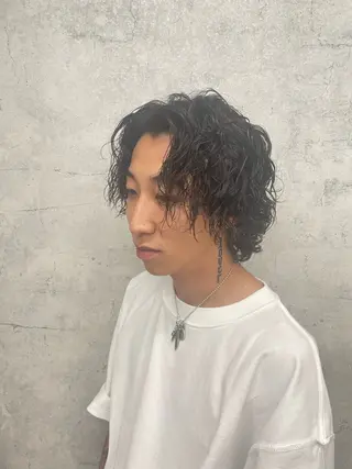 ミディアム パーマ メンズ limit🦄副店長 髪質改善KOUHEIのヘアスタイル