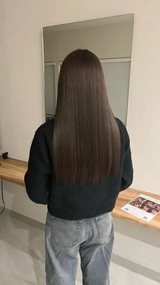 カラー 💭透明感/艶髪🫧 haluki🫧‪のヘアスタイル