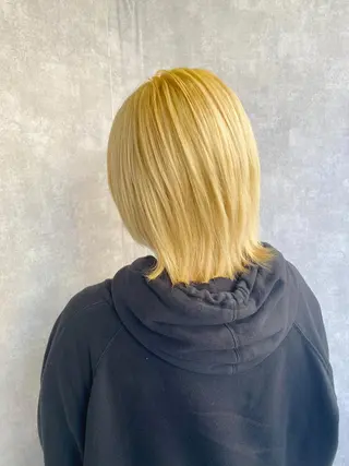 ミディアム カラー 入江 允のヘアスタイル