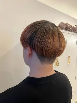 ショート 【本陣】カット モデル/朝岡 慧のヘアスタイル