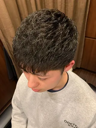 パーマ メンズ プレミアムバーバー 草野のヘアスタイル