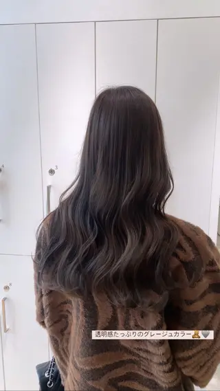 ロング カラー ParveMix 🐾鳥取彩花のヘアスタイル