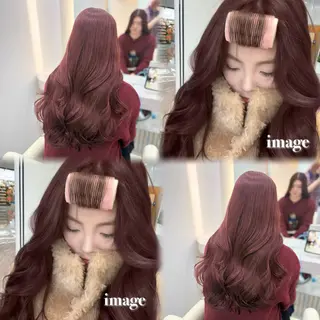 カラー 似合わせレイヤー🪽 グレージュ🪽のあのヘアスタイル